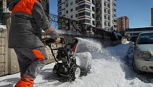 Melikgazi'de Mini Kar Temizleme İle Daha Seri Hizmet 