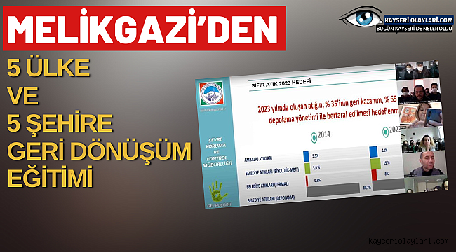 Melikgazi'den 5 Ülke Ve 5 Şehire Geri Dönüşüm Eğitimi