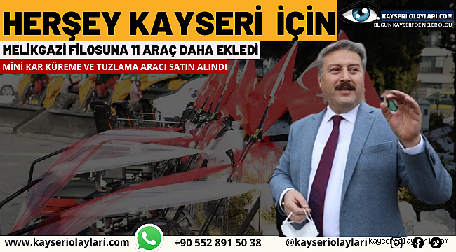 Melikgazi Filosuna 11 Araç Daha Ekledi
