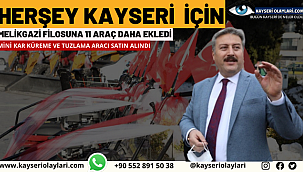 Melikgazi Filosuna 11 Araç Daha Ekledi