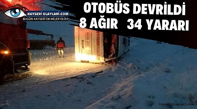 Otobüs Devrildi!