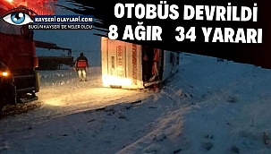 Otobüs Devrildi!