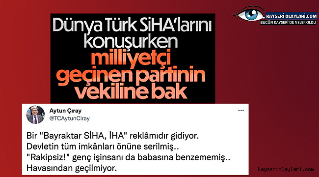 Siha İyi Parti'li Aytun'u Da Rahatsız Etti