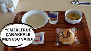 Yemeklerde Çanakkale Menüsü Vardı