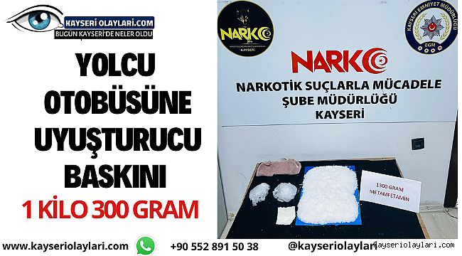 Yolcu Otobüsüne Uyuşturucu Baskını 