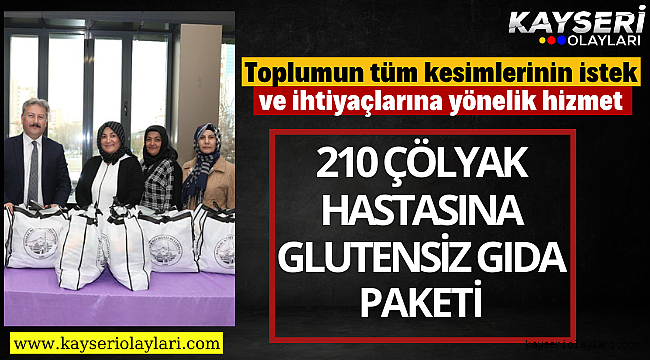 210 Çölyak Hastasına Glutensiz Gıda Paketi Verildi
