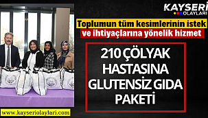 210 Çölyak Hastasına Glutensiz Gıda Paketi Verildi