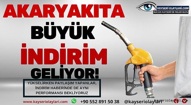 Araç Sahiplerine Müjde! Akaryakıta büyük indirim geliyor! 