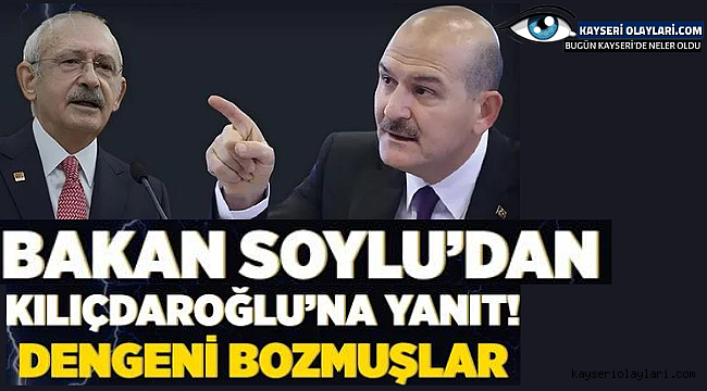 Bakan Soylu Cevap Verdi