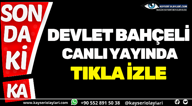 Devlet Bahceli Canlı Yayında Önemli Açıklamalarda Bulunuyor