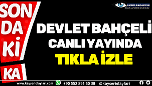 Devlet Bahceli Canlı Yayında Önemli Açıklamalarda Bulunuyor