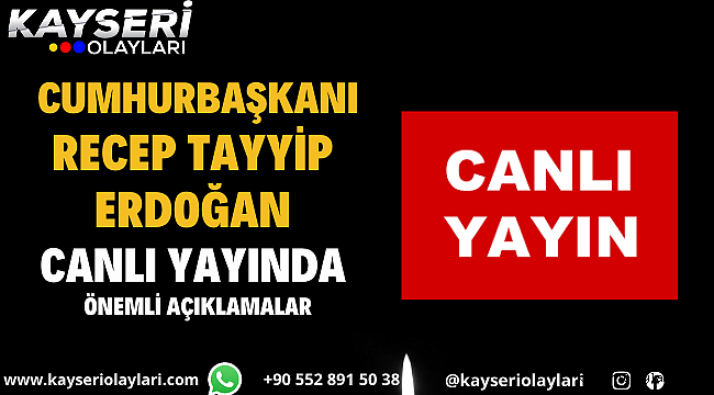 Erdoğan Canlı Yayında Önemli Açıklamalarda Bulunuyor 