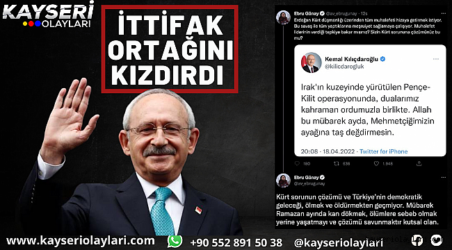 HDP'den Kemal Kılıçdaroğlu'na tepki