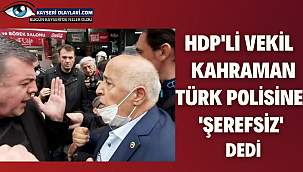 Hdp'li Vekil Kahraman Türk Polisine Hakaret Etti
