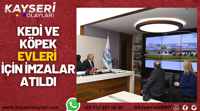 Kedi ve Köpek Evleri İçin İmzalar Atıldı