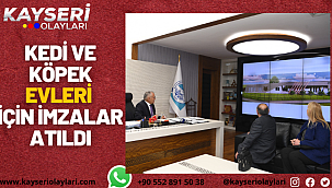 Kedi ve Köpek Evleri İçin İmzalar Atıldı