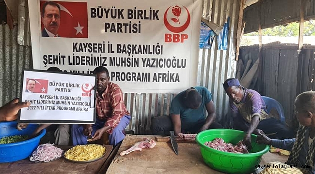 MERHUM MUHSİN YAZICIOĞLU'NUN HAYRINA İFTAR