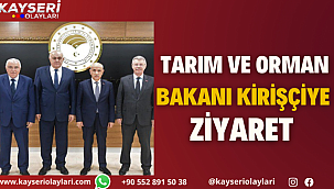 Tarım Ve Orman Bakanı Kirişçi İle Yardımcısı Yumaklı'ya Ziyaret