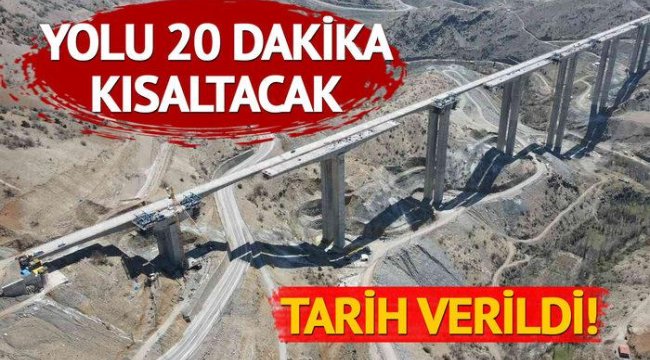 Türkiye'nin en yüksek ayaklı köprüsü! Yolu 20 dakika kısaltacak... Bakan Karaismailoğlu tarih verdi