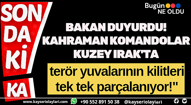 Vur Yiğidim Vur! Kuzey Irak'a Operasyon Başladı! Teröristlerin inlerine Girdiler 