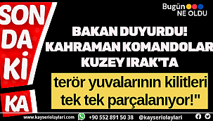 Vur Yiğidim Vur! Kuzey Irak'a Operasyon Başladı! Teröristlerin inlerine Girdiler 