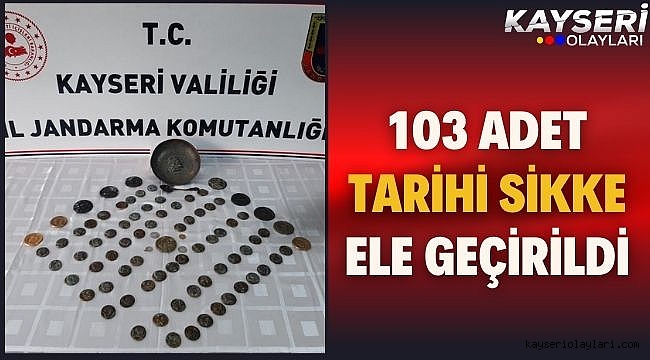 103 Adet Tarihi Sikke Ele Geçirildi