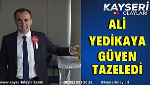 Ali Yedikaya Güven Tazeledi
