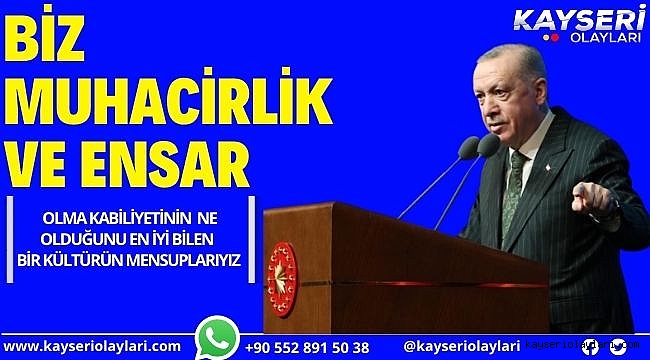 Başkan Erdoğan'dan Önemli Açıklamalar