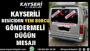 Besiciden Yem Borcu Göndermeli Düğün Mesajı