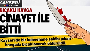 Bıçaklı Kavga Cinayetle Bitti