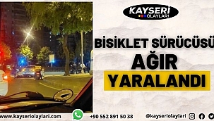 Bisiklet Sürücüsü Ağır Yaralandı