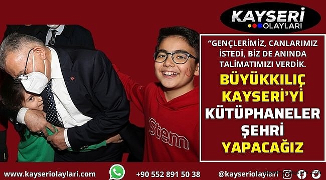 Büyükşehir, 9'uncu kütüphaneyi Erkilet'e yapacak