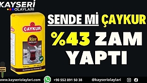 Çaya yüzde 43,7 oranında zam
