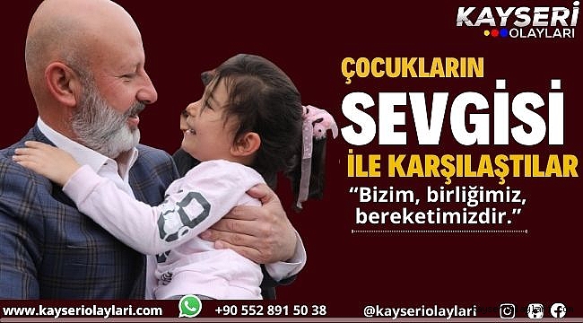 Çocukların sevgisi ile karşılaştılar Yağmur ve şükür duası etkinliğine katıldı