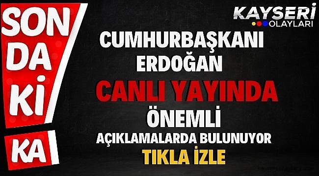 Cumhurbaşkanı Erdoğan Canlı Yayında Önemli Açıklamalarda Bulunuyor