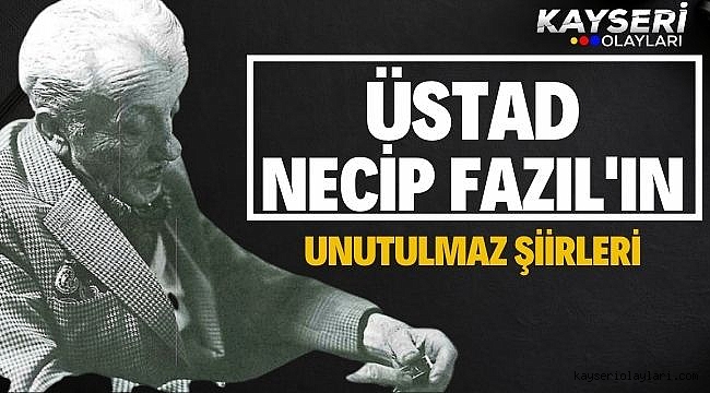 Edebiyatımızın unutulmaz şiirlerinin mimarı Üstad Necip Fazıl Kısakürek'in bazı eserleri