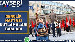 Gençlik haftası kutlamaları başladı