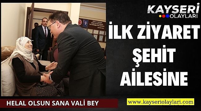 İlk Ziyaret Şehit Ailesine