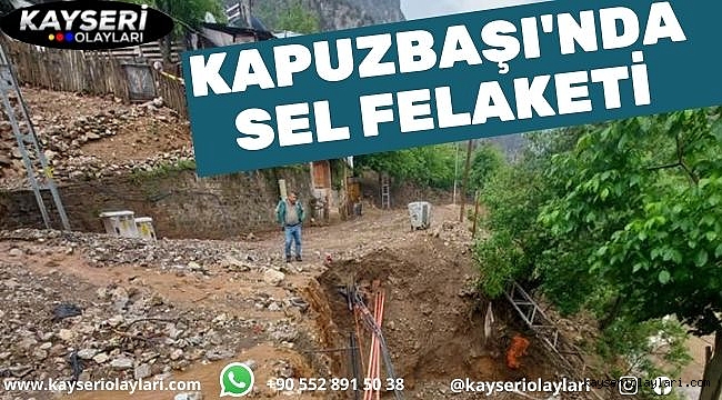 Kapuzbaşı'nda Sel Felaketi