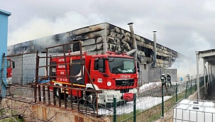 Kayseri'de mobilya fabrikasında yangın