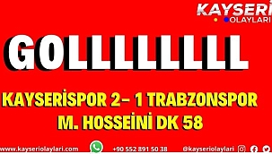 KAYSERİSPOR 2- 1 TRABZONSPOR DK 58