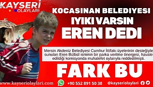 Kocasinan'da Eren Bülbül'ün İsmi Yaşatılacak Zümrüt Mahallesindeki Parka Eren Bülbül'ün İsmi Verilecek