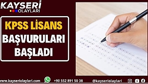 KPSS Lisans başvuruları başladı