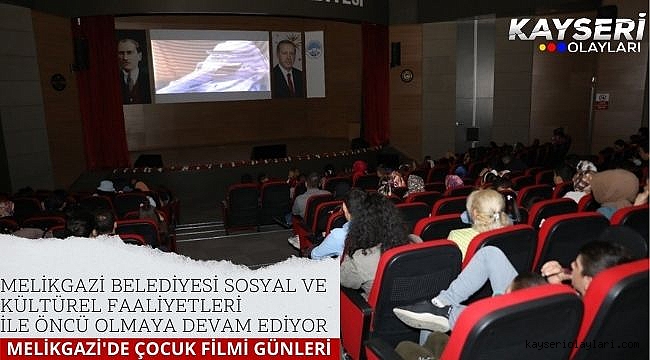 Melikgazi'de Çocuk Filmi Günleri Devam Ediyor