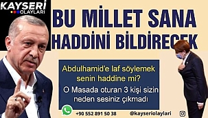 Sizler, emperyalist ağızlılara, hak ettikleri cevabı verecek gençliksiniz"