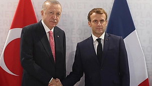 Son dakika haberi: Cumhurbaşkanı Erdoğan, Macron ile görüştü