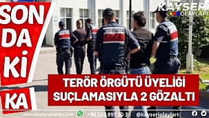 Terör örgütü üyeliği suçlamasıyla 2 gözaltı