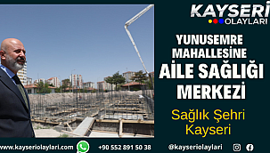 Yunusemre Mahallesine Aile Sağlığı Merkezi