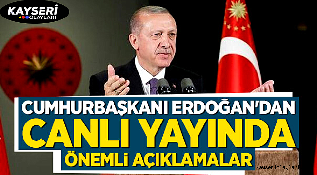 Başkan Erdoğan'dan son dakika açıklamaları:
