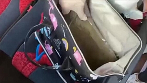 Bebek çantasında 2 kilo 250 gram sentetik uyuşturucu ele geçirildi 